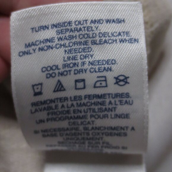 LANDS' END womens DRESS shift TAN cream HEATHERED t-shirt TEE pockets SIZE XL/T - Picture 10 of 12